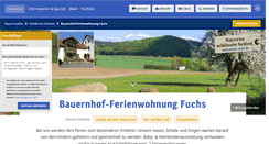 Desktop Screenshot of ferienbeifuchs.de